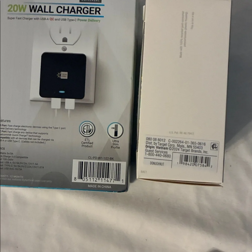 heyday Blue Donut Wall Charger